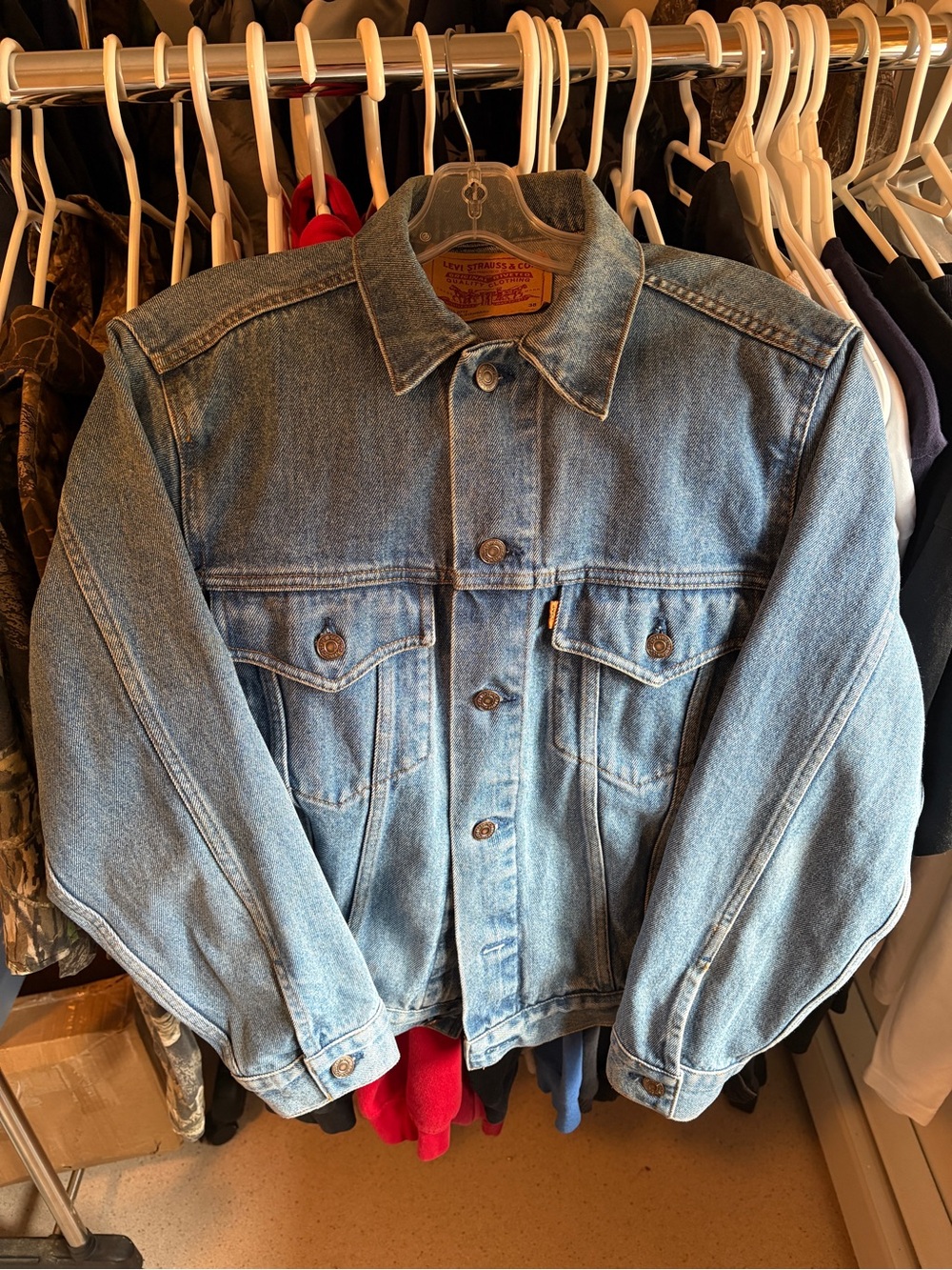 Levi's orange tab vintage denim trucker style jacket